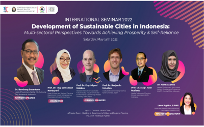 International Seminar of “Development of Sustainable Cities in Indonesia”:  from URP (Planologi) UNDIP  for Indonesia