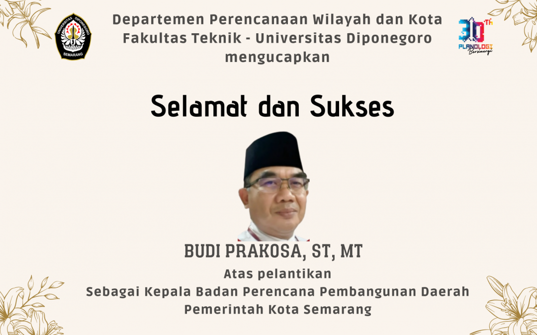 Pelantikan Kepala Bappeda Kota Semarang