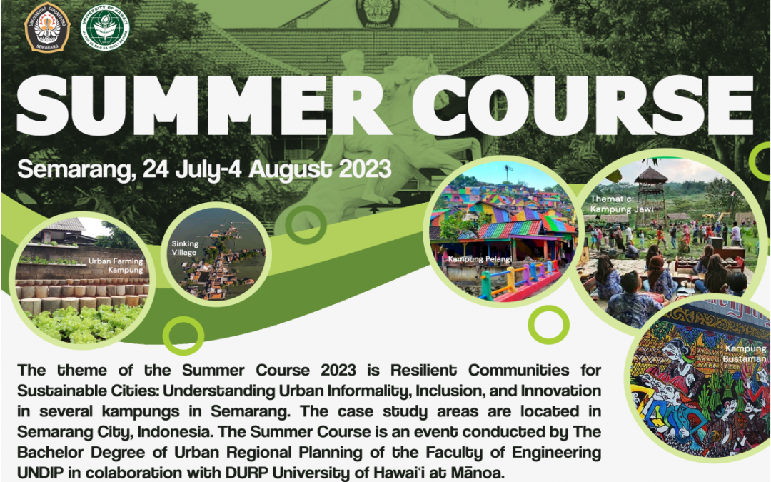Summer Course Kerjasama DPWK UNDIP dan DPWK UHM