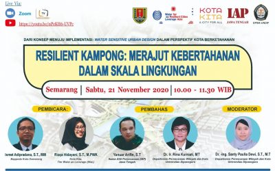 WEBINAR DPWK 2020 Resilient Kampong: Merajut Kebertahanan dalam Skala Lingkungan