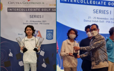 Mahasiswa PWK meraih predikat Best Nett 1 Flight B (Juara 1) IGS