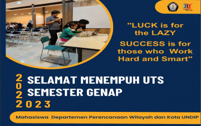 Selamat Menempuh UTS  Semester Genap 2022/2023