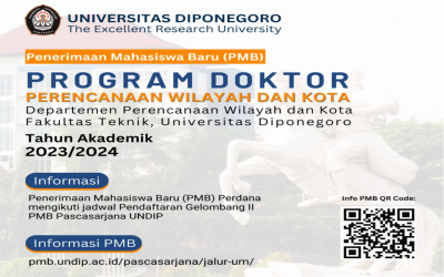 Penerimaan Mahasiswa Baru (PMB) Program Doktor PWK UNDIP