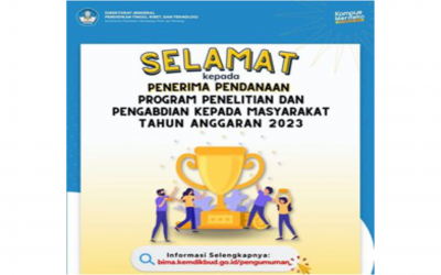 Lab Geomatika dan Perencanaan DPWK Undip Menangkan Hibah Bersaing BIMA Kemendikbudristek untuk 5 Proposal