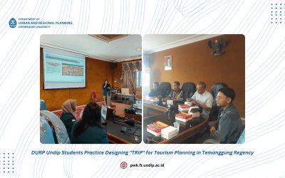 DURP Undip Students Practice Designing “TRIP” for Tourism Planning in Temanggung Regency