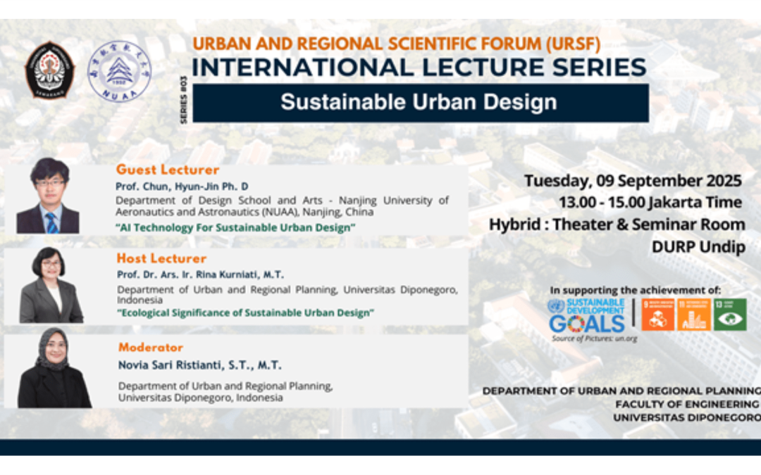 International Lecture Series #03 Sustainable Urban Design